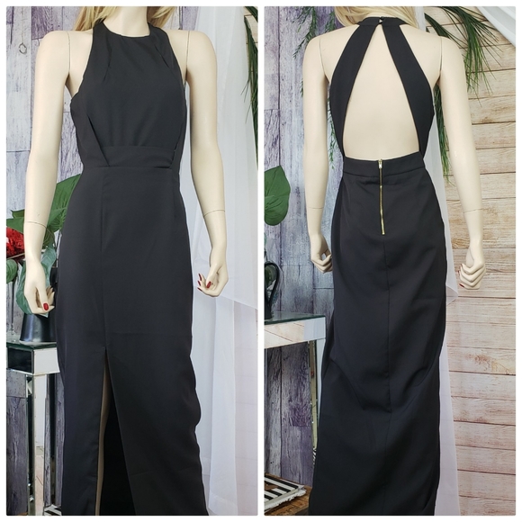 DO+BE Dresses & Skirts - DO + BE Black Black Cut Out Maxi Dress Sleek and Gorgeous